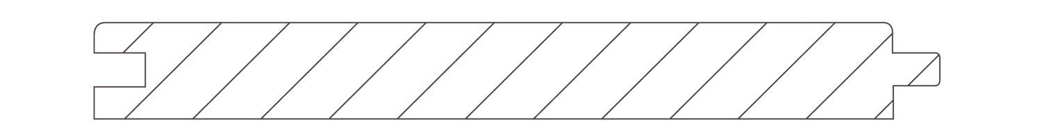 Muster Blockwandschalung - Lärche